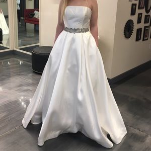 White Blush Prom Ballgown